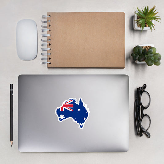 Australia Flag-Shape Sticker