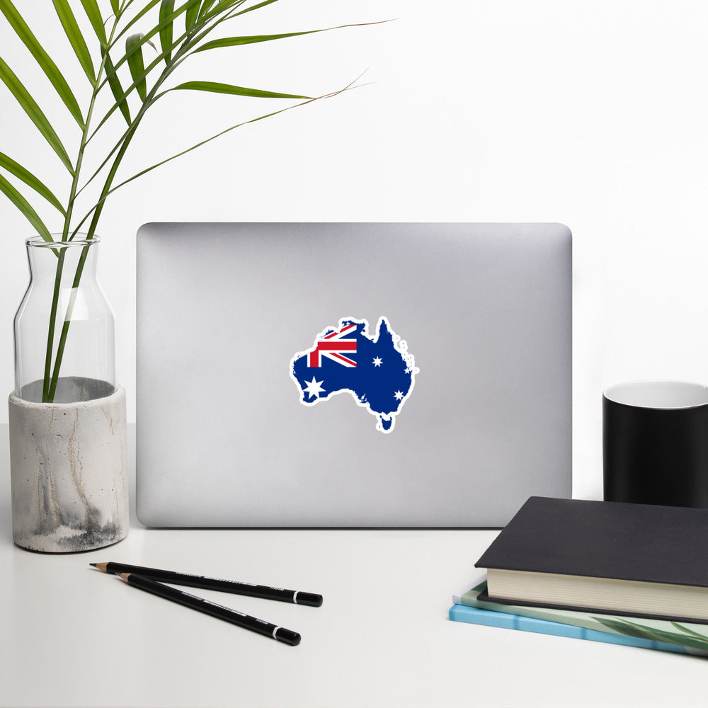 Australia Flag-Shape Sticker