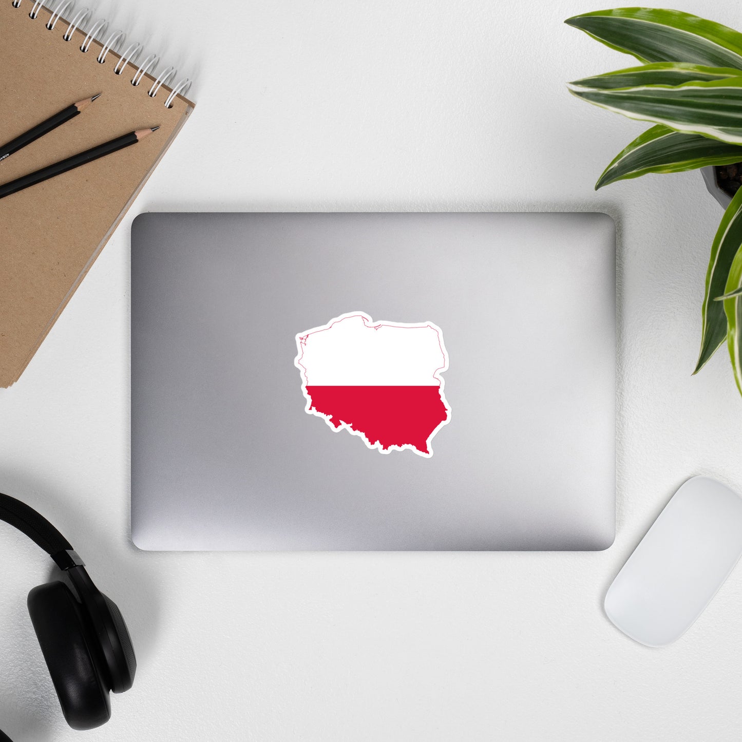 Poland Flag-Shape Sticker