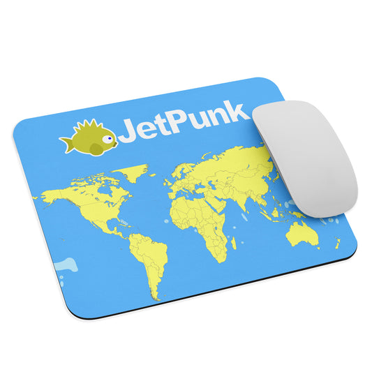 JetPunk World Map Mouse Pad