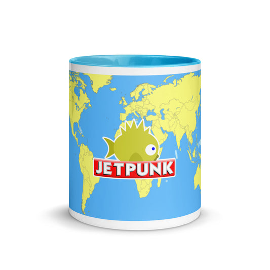 JetPunk World Map Panoramic Mug