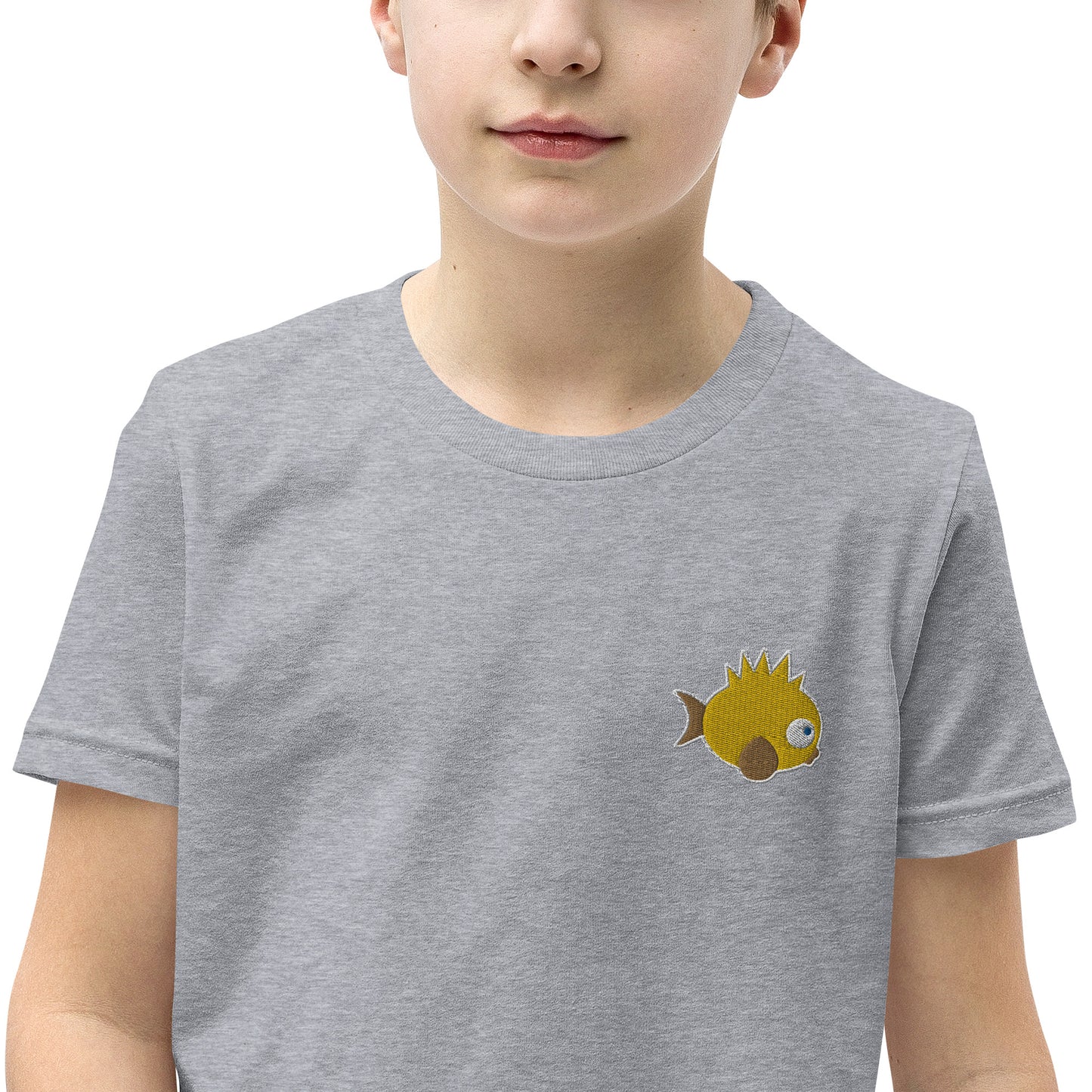 Jeppy the JetPunk Fish Embroidered Youth T-Shirt