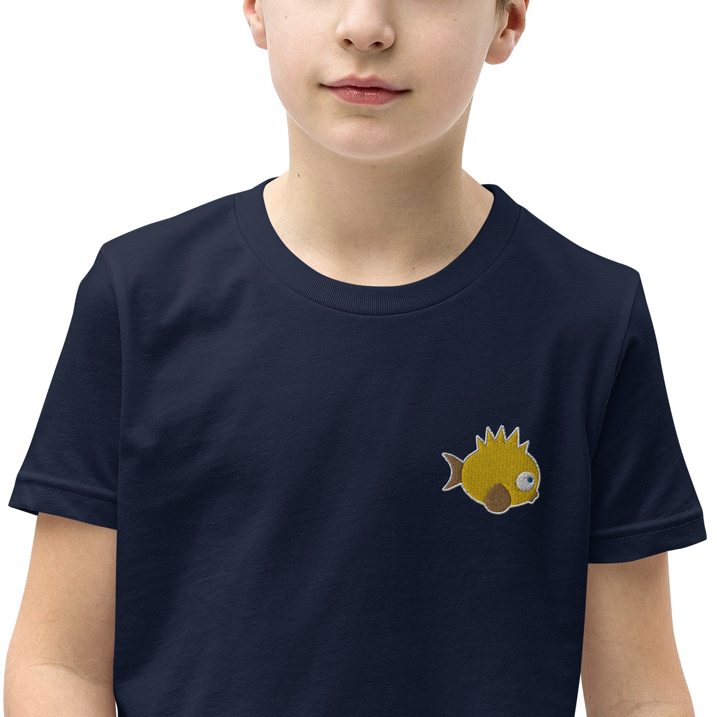 Jeppy the JetPunk Fish Embroidered Youth T-Shirt