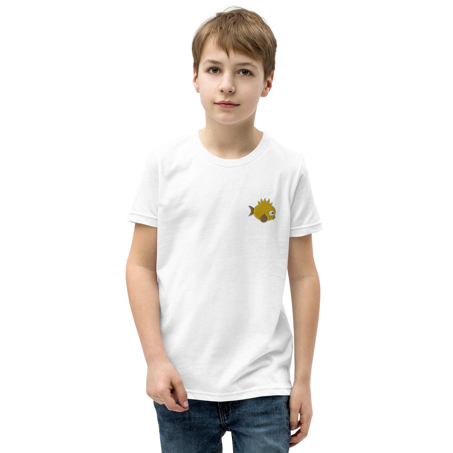 Jeppy the JetPunk Fish Embroidered Youth T-Shirt