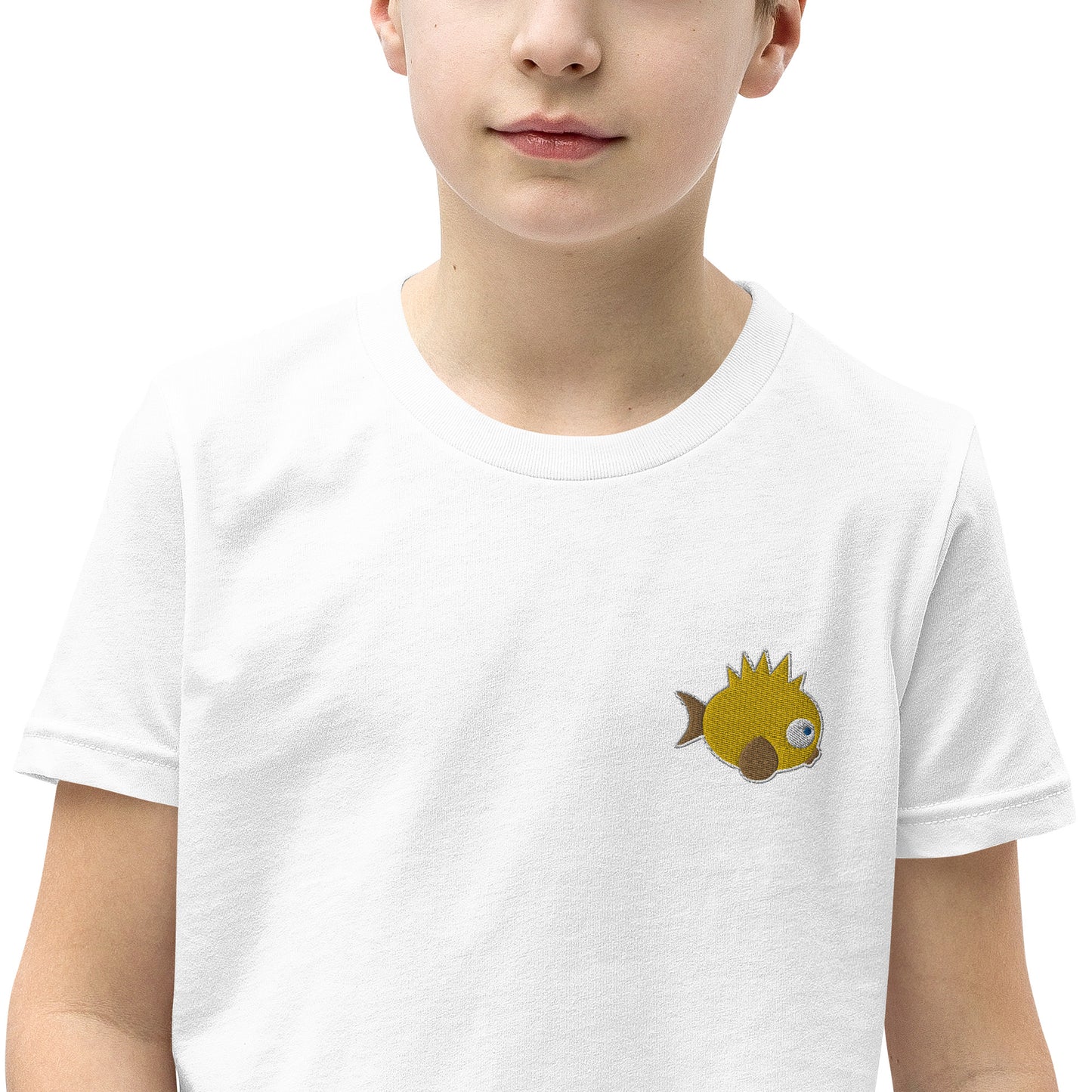 Jeppy the JetPunk Fish Embroidered Youth T-Shirt